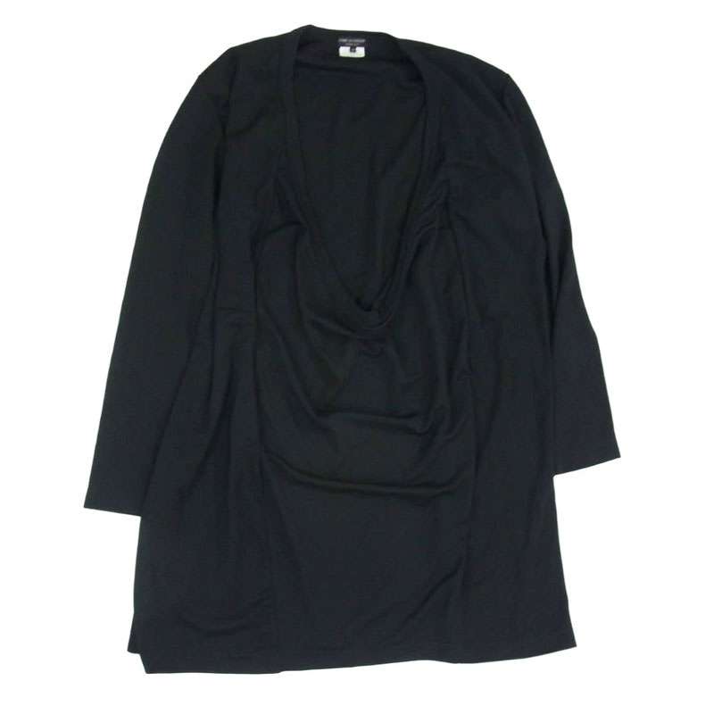 コムデギャルソンオムプリュス 22AW PJ-T016 ドレープ エステル ロング丈カットソー 長袖 Tシャツ 買取実績 画像