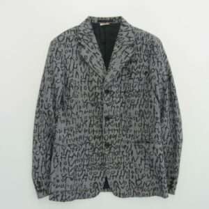 コムデギャルソンオムプリュス AD2023 PL-J050 グラフィックロゴ総柄 3B ウール テーラードジャケット 買取実績