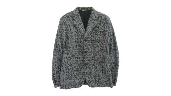 コムデギャルソンオムプリュス AD2023 PL-J050 グラフィックロゴ総柄 3B ウール テーラードジャケット 買取実績