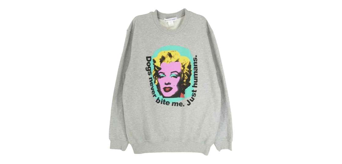 コムデギャルソンシャツ×アンディウォーフォール マリリンモンロー スウェット M コムデギャルソン 24SS FM-T002 SHIRT シャツ Andy Warhol