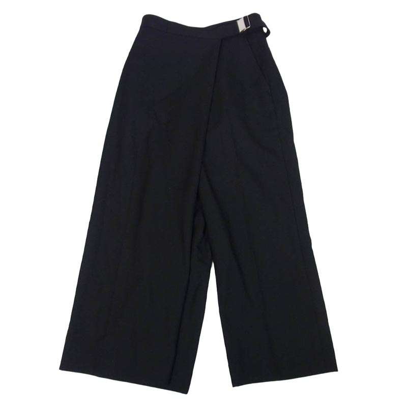 ジュンヤワタナベコムデギャルソン 20AW JF-P009 AD2020 アシンメトリー アジャスター ラップ ウール ワイド パンツ 買取実績