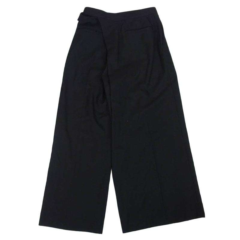 ジュンヤワタナベコムデギャルソン 20AW JF-P009 AD2020 アシンメトリー アジャスター ラップ ウール ワイド パンツ 買取実績 画像