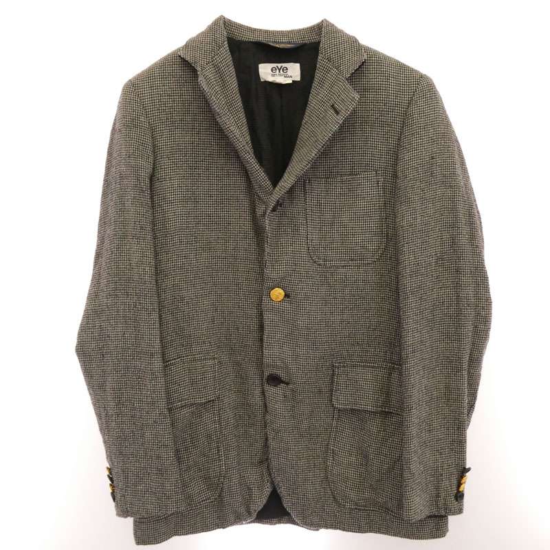 ジュンヤワタナベコムデギャルソンマン WL-J904 eYe BROOKS BROTHERS ブルックスブラザーズ 製品加工 シングル ツイードジャケット 買取実績 画像