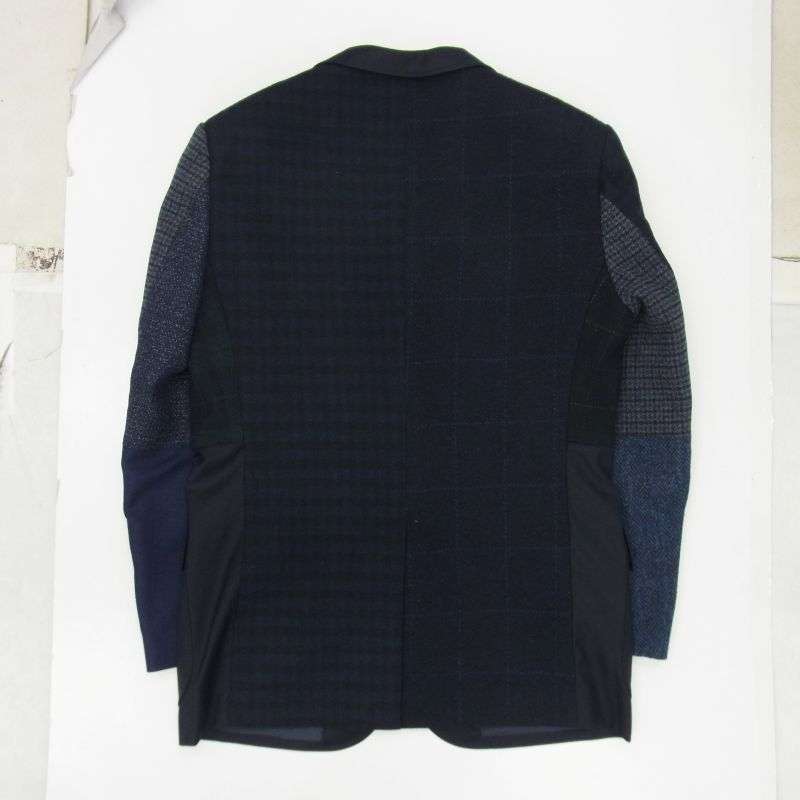 ジュンヤワタナベコムデギャルソンマン 19AW WD-J908 × BROOKS BROTHERS ブルックスブラザーズ ブレザーカスタマイズ マディソンフィット テーラードジャケット 買取実績 画像