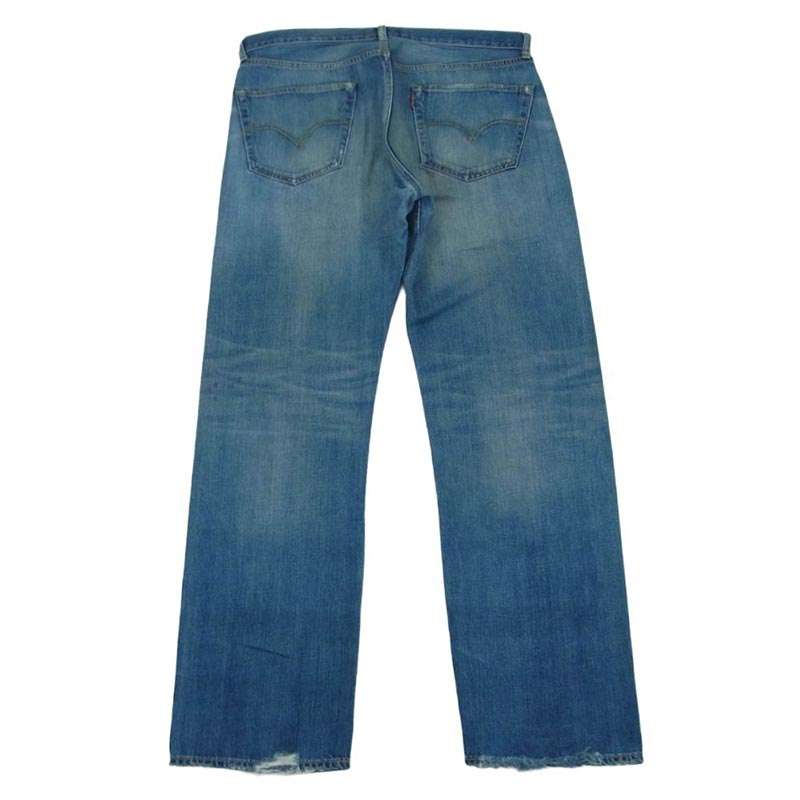 ジュンヤワタナベコムデギャルソンマン 20SS WE-P204 Wネーム ダメージ加工 リペア加工 501XX ストレート デニム パンツ 買取実績 画像