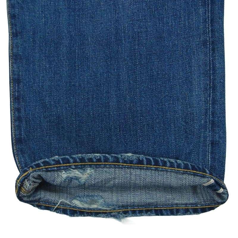 ジュンヤワタナベコムデギャルソンマン 20SS WE-P204 Wネーム ダメージ加工 リペア加工 501XX ストレート デニム パンツ 買取実績 画像