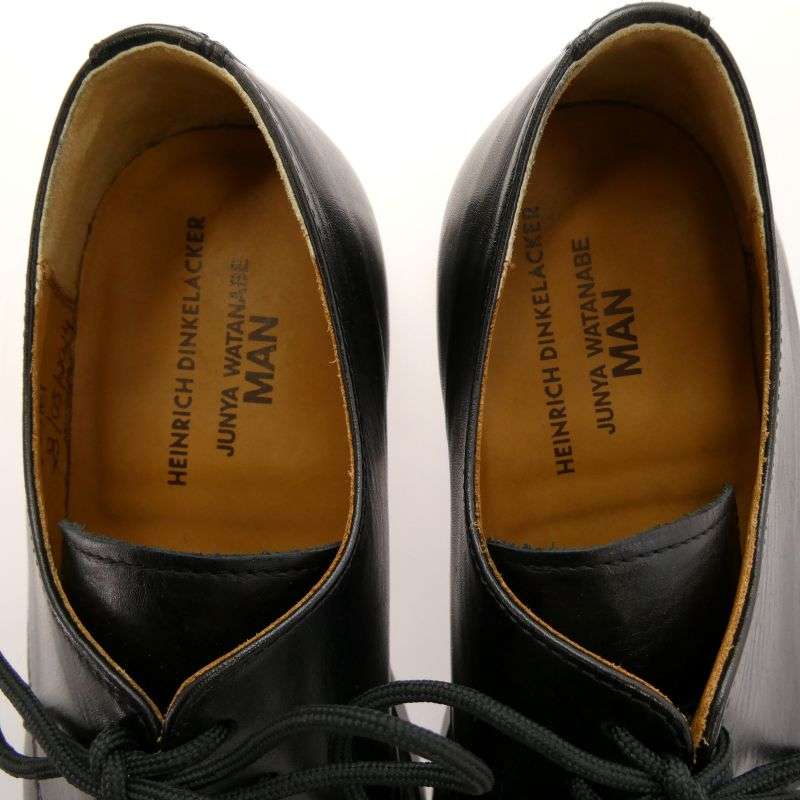 ジュンヤワタナベコムデギャルソンマン 24aw WN-K103 HEINRICH DINKELACKER カーフスムースシューズ プレーントゥ シューズ 買取実績 画像