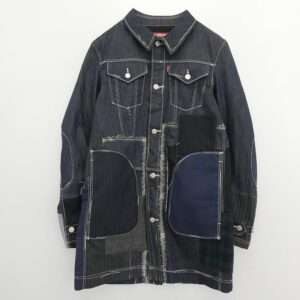 ジュンヤワタナベコムデギャルソンマン 24AW WO-C201 再構築 パッチワーク デニム ショートコート ジャケット 買取実績