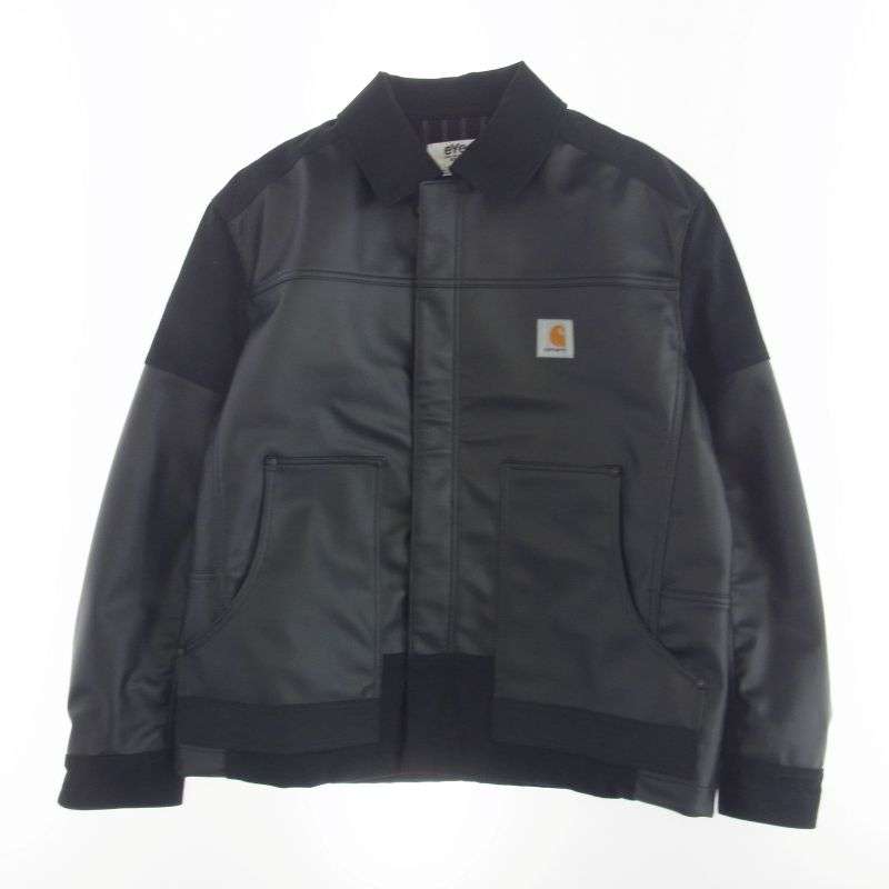 ジュンヤワタナベコムデギャルソンマン 24SS WM-J904 × Carhartt カーハート 合皮 綿ダック エステルオックス ワーク ジャケット 買取実績 画像