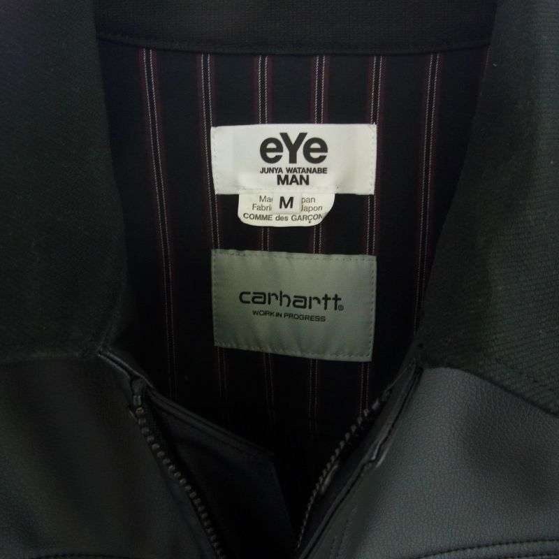 ジュンヤワタナベコムデギャルソンマン 24SS WM-J904 × Carhartt カーハート 合皮 綿ダック エステルオックス ワーク ジャケット 買取実績 画像