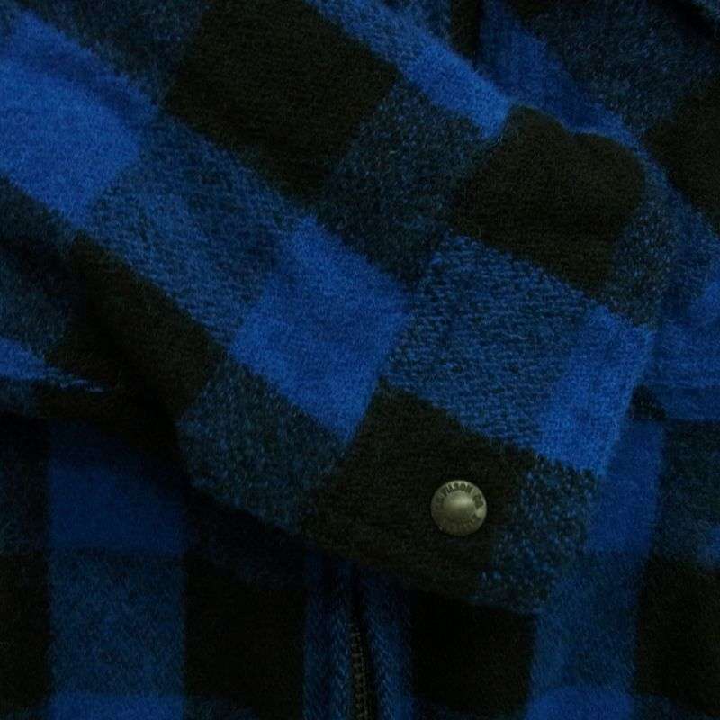 ジュンヤワタナベコムデギャルソンマン 25AW WP-J011-051 FILSON フィルソン Wネーム ウールチェック製品縮絨 ZIP UP ジップアップ ブルゾン 買取実績 画像