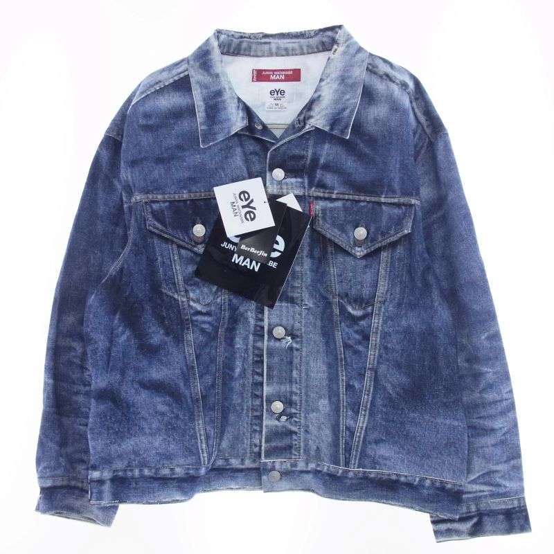 ジュンヤワタナベコムデギャルソンマン 25SS WO-J911-100 × Levi's BerBerJin リーバイス ベルベルジン デニム 転写 ジャケット 買取実績 画像