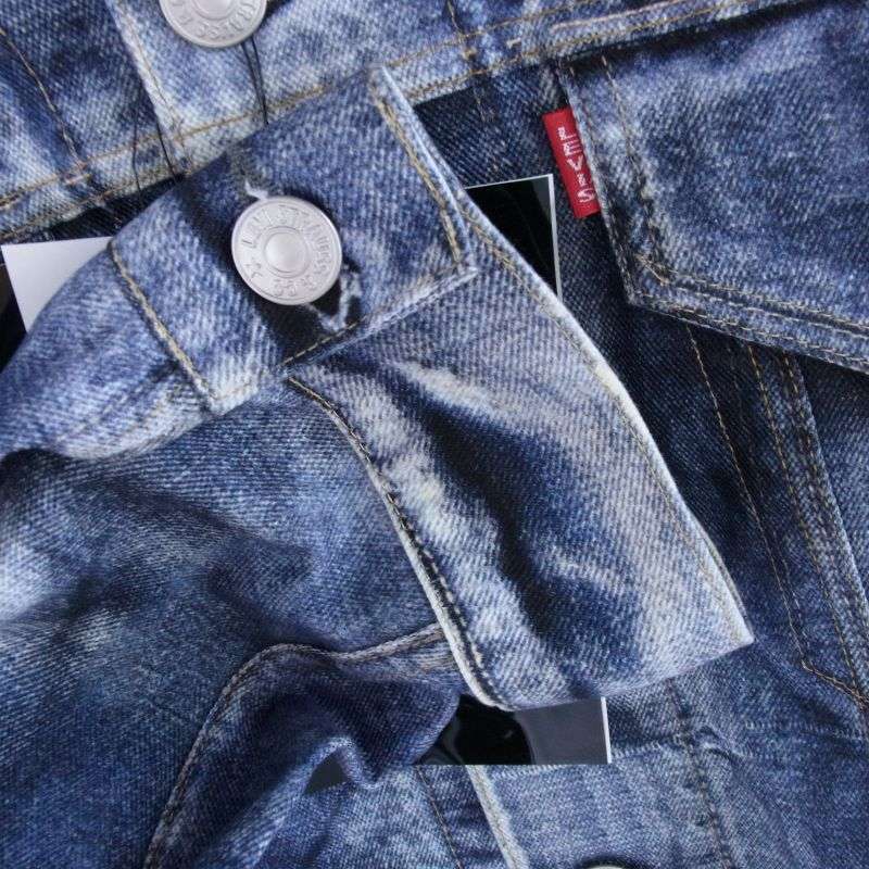 ジュンヤワタナベコムデギャルソンマン 25SS WO-J911-100 × Levi's BerBerJin リーバイス ベルベルジン デニム 転写 ジャケット 買取実績 画像