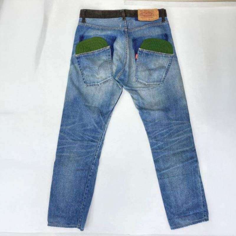 ジュンヤワタナベコムデギャルソンマン AD2009 WE-P909 LEVIS リーバイス 505 Wネーム 再構築 デニムパンツ ジーンズ 買取実績 画像