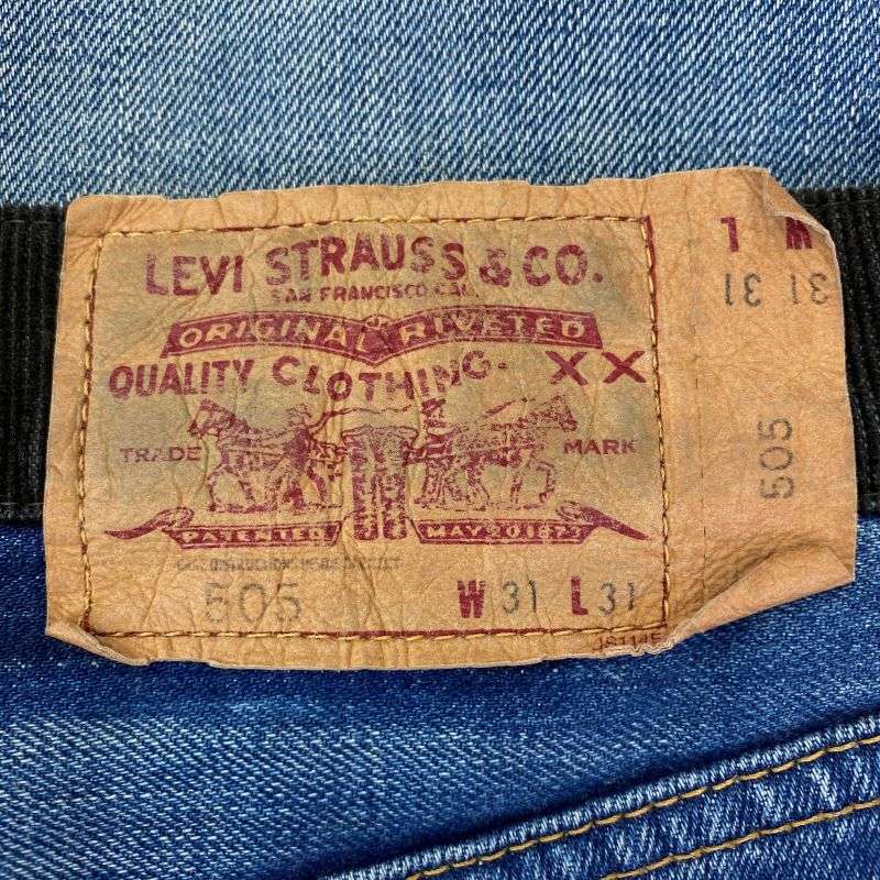 ジュンヤワタナベコムデギャルソンマン AD2009 WE-P909 LEVIS リーバイス 505 Wネーム 再構築 デニムパンツ ジーンズ 画像