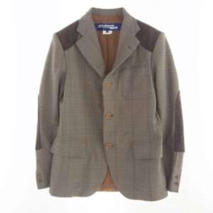 ジュンヤワタナベコムデギャルソンマン WD-J022 AD2019 千鳥格子 肩パッド入り 切替 3B テーラード ジャケット 買取実績