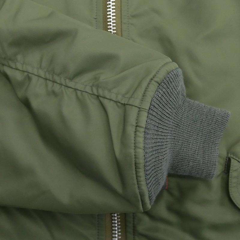 ジュンヤワタナベコムデギャルソンマン WH-J029 AD2021 ナイロンツイル バックプリント MA-1 ミリタリー フライト ボンバー ジャケット 買取実績 画像