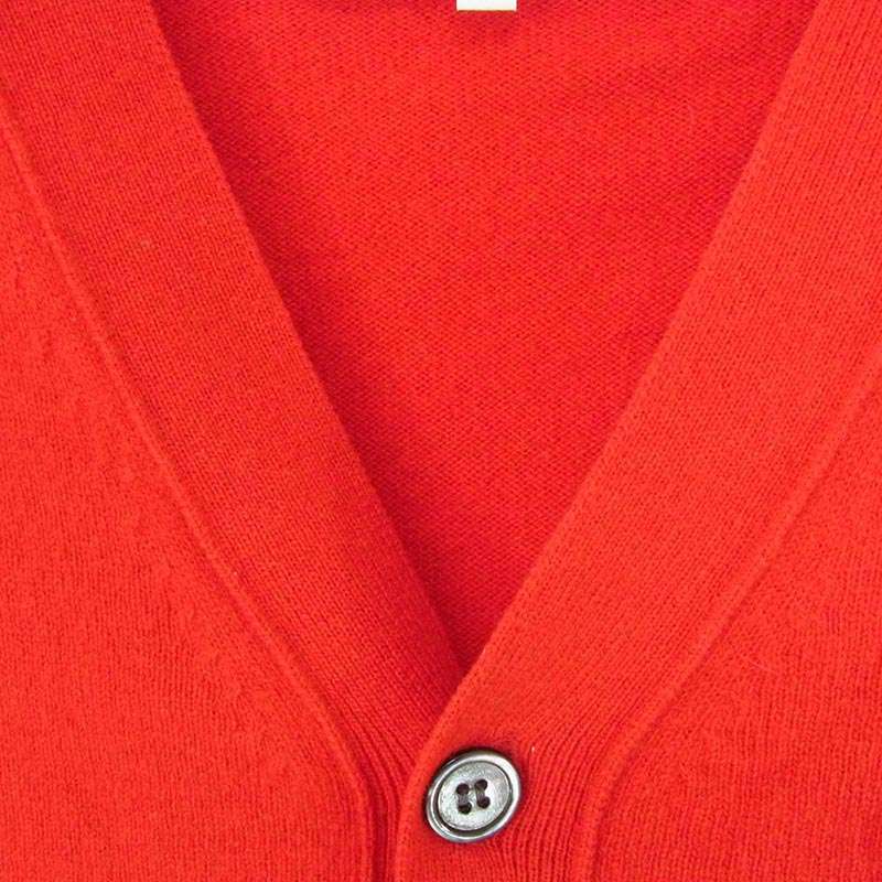 プレイコムデギャルソン AZ-N008 WOOL CARDIGAN ハートワッペン ロゴ ウール ニット カーディガン 買取実績 画像