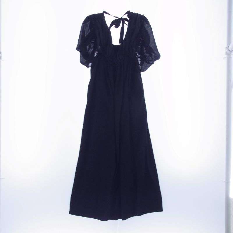 タオ コムデギャルソン AD2010 3G-O021 シアー切替 パフスリーブ ロング ワンピース 買取実績 画像