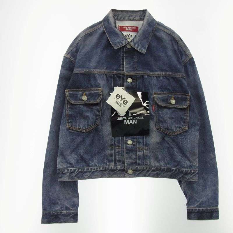 ジュンヤワタナベコムデギャルソンマン 25SS WO-910-100 × BerBerJin × Levi's ナイロン ツイル インク ジェット プリント 507XX 2nd 転写 デニム ジャケット 買取実績 画像