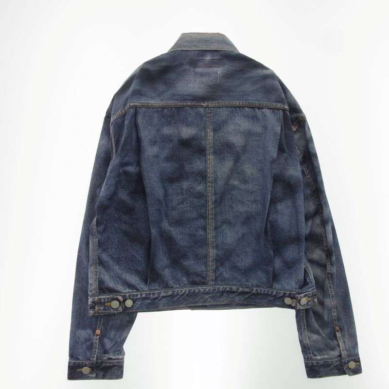 ジュンヤワタナベコムデギャルソンマン 25SS WO-910-100 × BerBerJin × Levi's ナイロン ツイル インク ジェット プリント 507XX 2nd 転写 デニム ジャケット 買取実績 画像