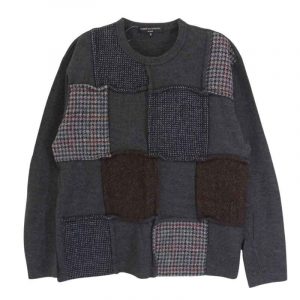 コムデギャルソンオム AD2006 HR-T038 異素材パッチワーク ニット 長袖 カットソー 買取実績
