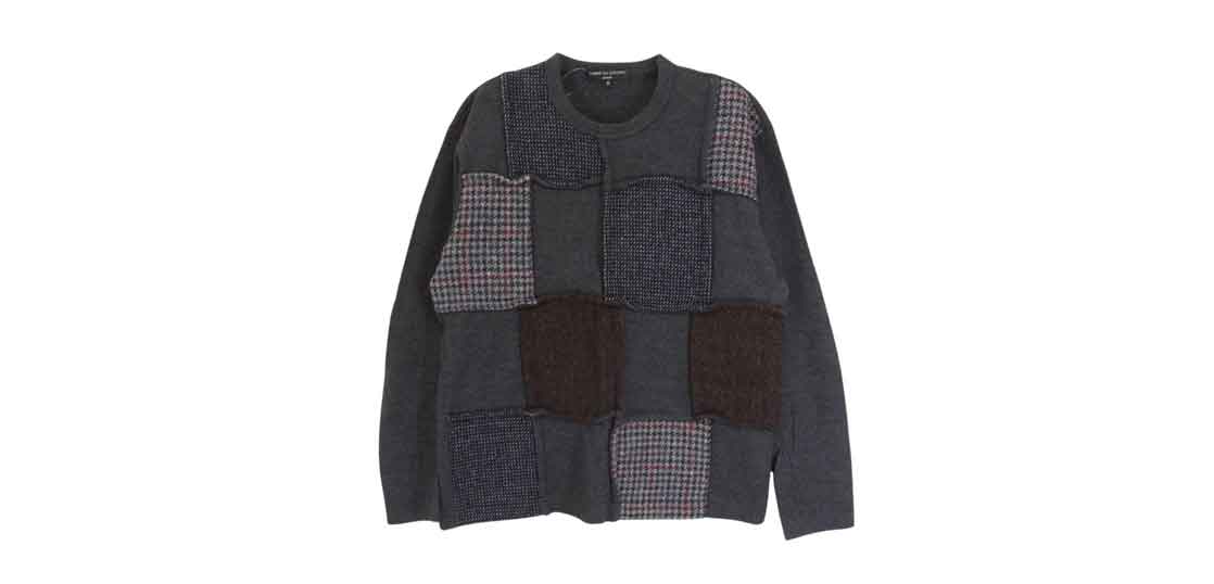 コムデギャルソンオム　23aw パッチワークウールセーター 2025年最新】COMME des GARCONS HOMME 素材：ウール メンズ
