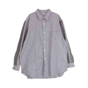 コムデギャルソンオム HB-020310 AD1995 ヴィンテージ パッチワーク 袖切替 チェック 長袖 シャツ 買取実績