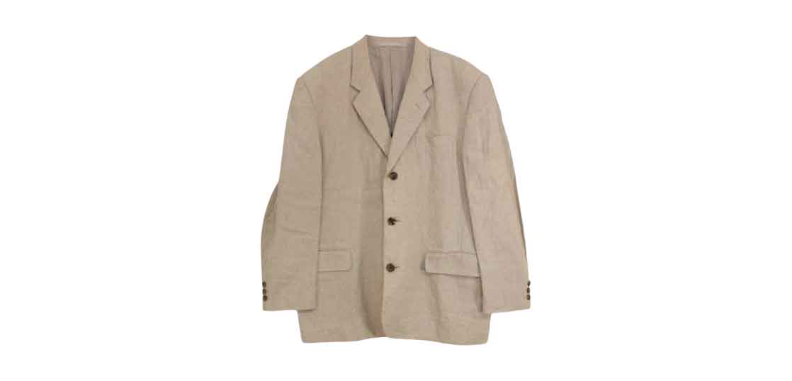 コムデギャルソンオム HJ-02028S AD1995 ヴィンテージ リネン100％ 3B テーラード ジャケット 買取実績