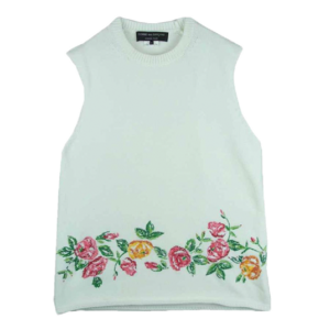 コムデギャルソンオムプリュス 22SS PI-N006 AD2021 フラワー刺繍 クルーネック ニット ベスト 買取実績