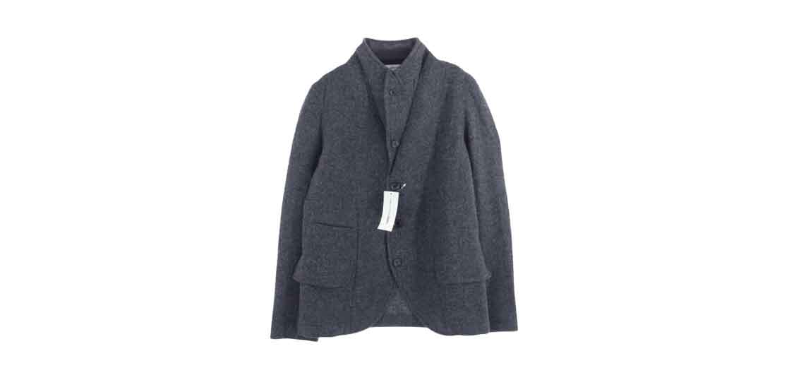 コムデギャルソンシャツ FH-J009-W21 ウール ブレザー テーラードジャケット ダークグレー 買取実績