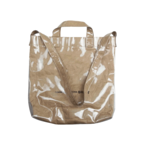 コムデギャルソンシャツ S26611 2WAY PVC ロゴ ショルダー トートバッグ ベージュ 買取実績