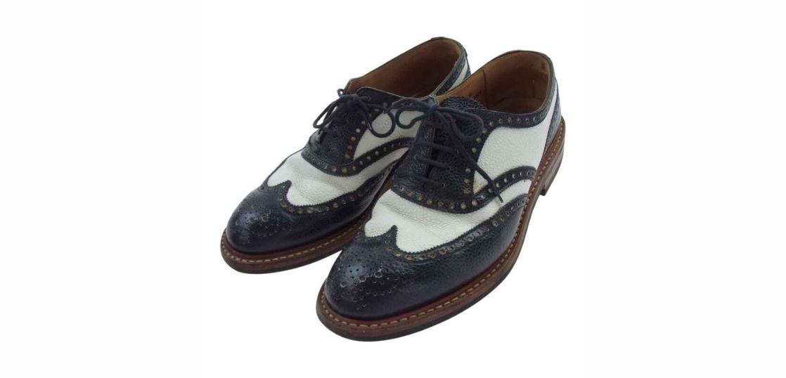 クロケットアンドジョーンズ 8048 GERRARD 6 フルブローグ グレインレザー ウィングチップ レザーシューズ 買取実績