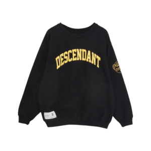 ディセンダント 21AW TEAM CREW NECK ロゴ スウェット ブラック 買取実績