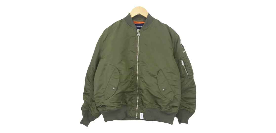 DESCENDANT ディセンダント D-MA1-M NYLON JACKET - フライトジャケット