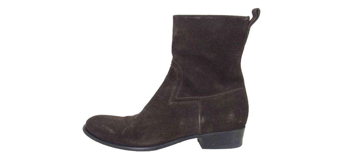 ディオールオム 07AW カーフスキン スエード ヒールブーツ 買取実績