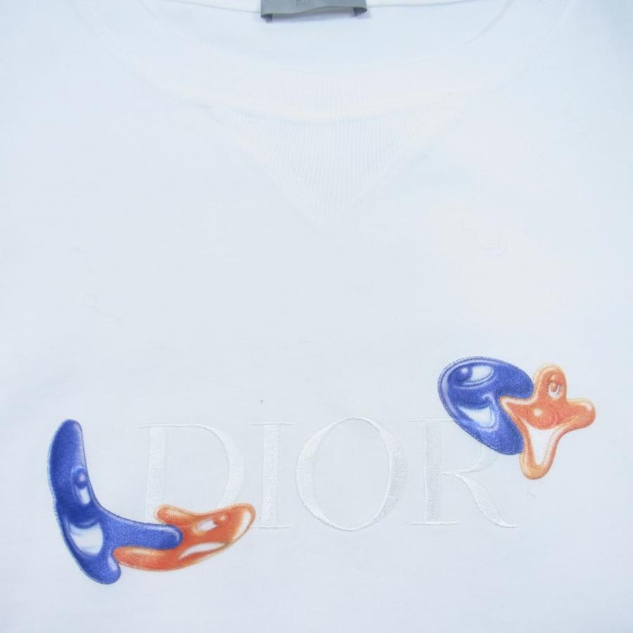 ディオール 193J685D0554 KENNY SCHARF ロゴ オーバーサイズ Tシャツ ホワイト 買取実績 画像