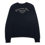ディオール アトリエ アーチロゴ クルーネック スウェット ブラック 買取実績 画像