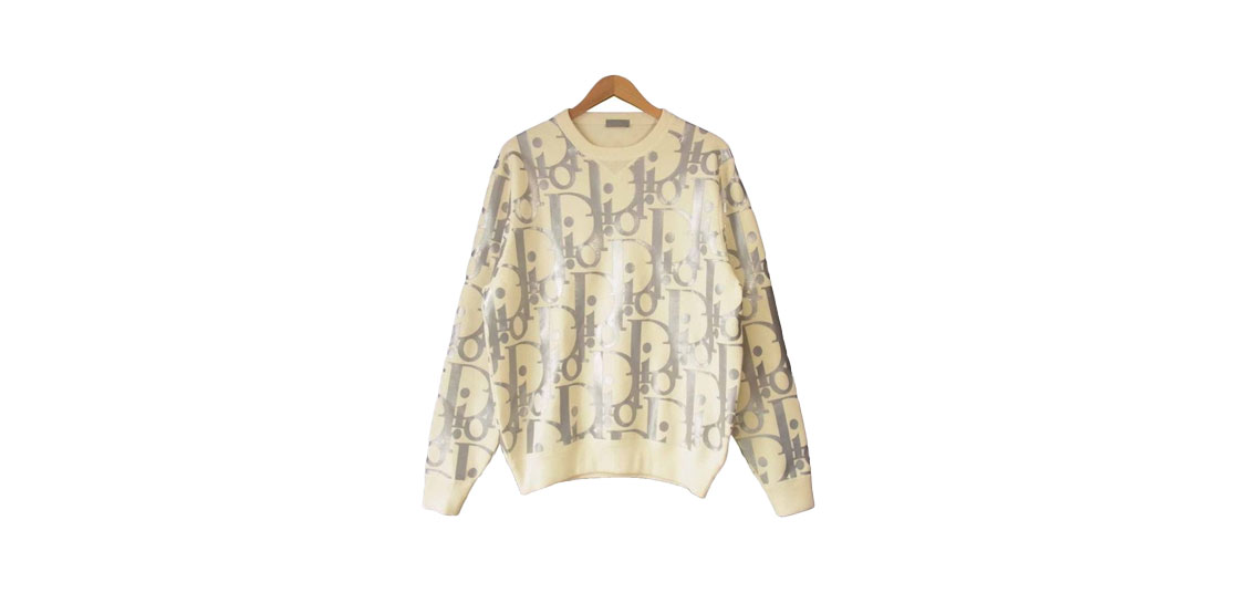 ディオール トロッター柄 ロゴ プリント ニット 買取実績