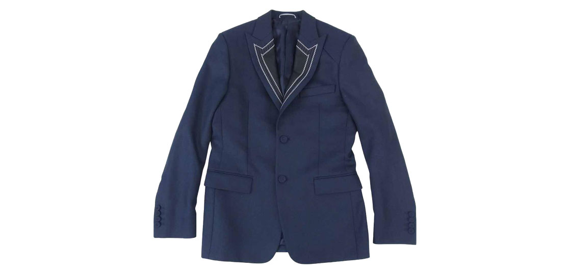 ディオールオム 20AW 043C281A4976 モヘヤ×ウール×シルク トップステッチ ピークトラペル 2B テーラード ジャケット 買取実績