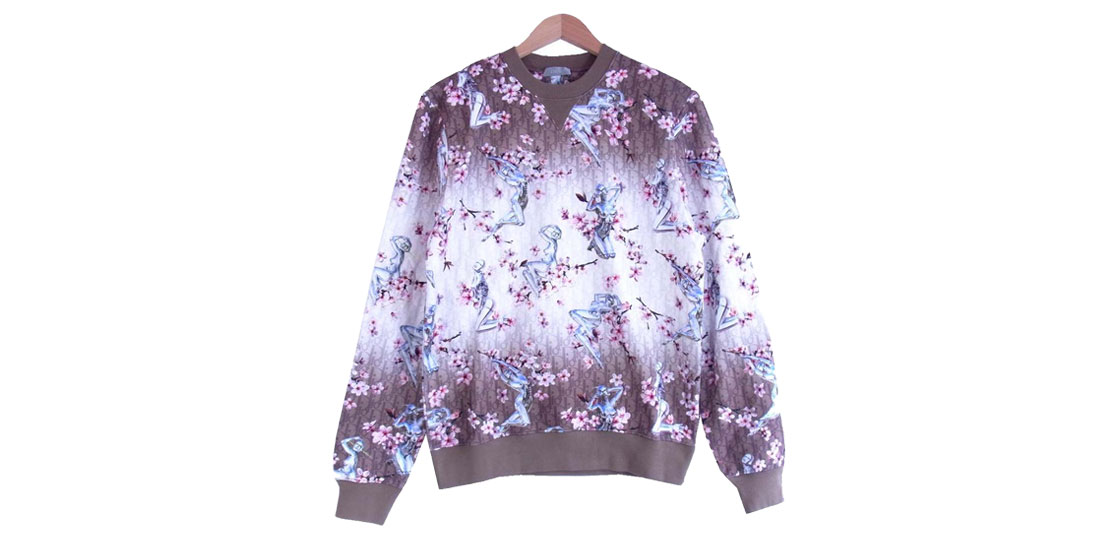 ディオールオム 19AW セクシーロボット グラフィックプリント スウェット 買取実績