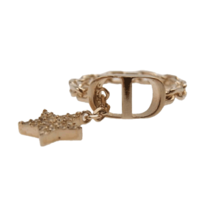 ディオール スターチャーム付き チェーン CDロゴ チェーン リング ピンクゴールド 買取実績
