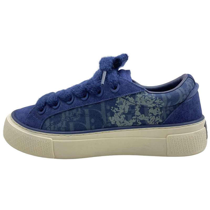 クリスチャンディオール 3SN303ZWZ56540 B33 LT DO DENIM TEARS デニムティアーズ オブリーク ローカット スエード スニーカー 買取実績 画像