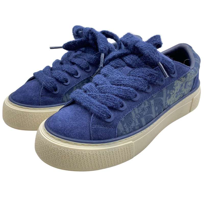 クリスチャンディオール 3SN303ZWZ56540 B33 LT DO DENIM TEARS デニムティアーズ オブリーク ローカット スエード スニーカー 買取実績 画像
