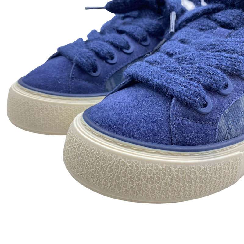 クリスチャンディオール 3SN303ZWZ56540 B33 LT DO DENIM TEARS デニムティアーズ オブリーク ローカット スエード スニーカー 買取実績 画像