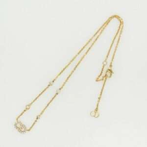 クリスチャンディオール N1033CDLCY D301 クレールディーリュヌ CDアイコン レジンパール クリスタルラインストーン ネックレス 買取実績