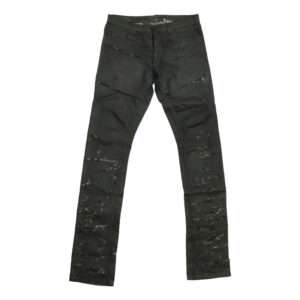 ディオールオム 04SS 4EH1018686 エディ期 Strip デストロイ加工 コーティング デニム パンツ 買取実績