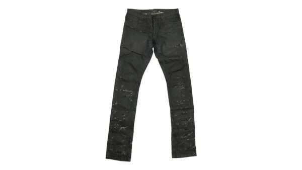 ディオールオム 04SS 4EH1018686 エディ期 Strip デストロイ加工 コーティング デニム パンツ 買取実績