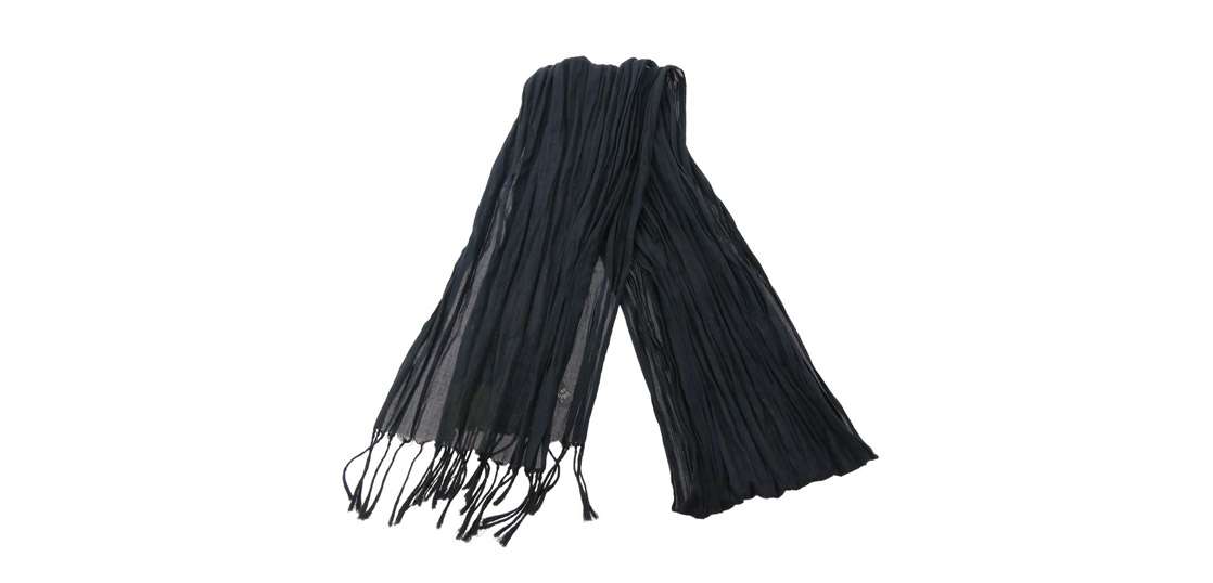 ディオールオム 05SS エディ期 コットン フリンジ ストール マフラー