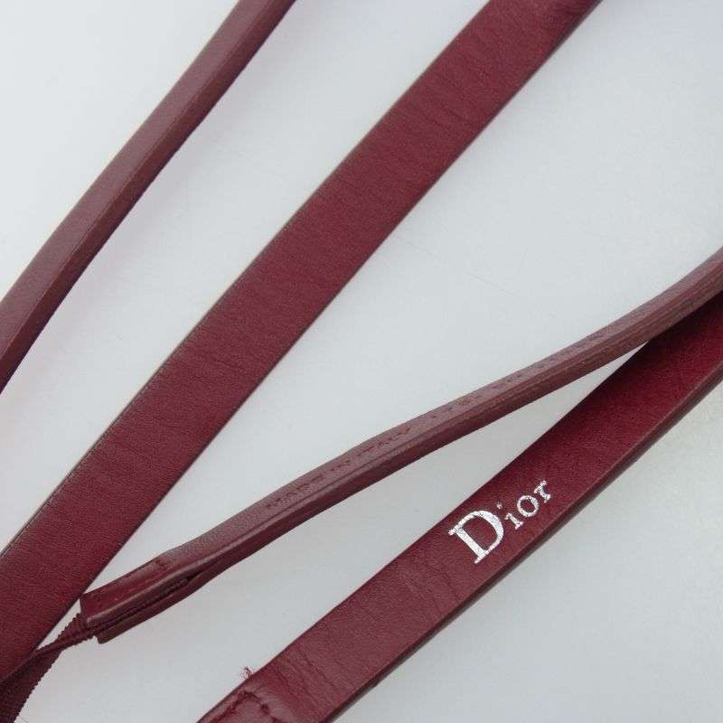 ディオールオム 06SS 175-BM-1025 エディ期 レザー ナロー サスペンダー 買取実績 画像